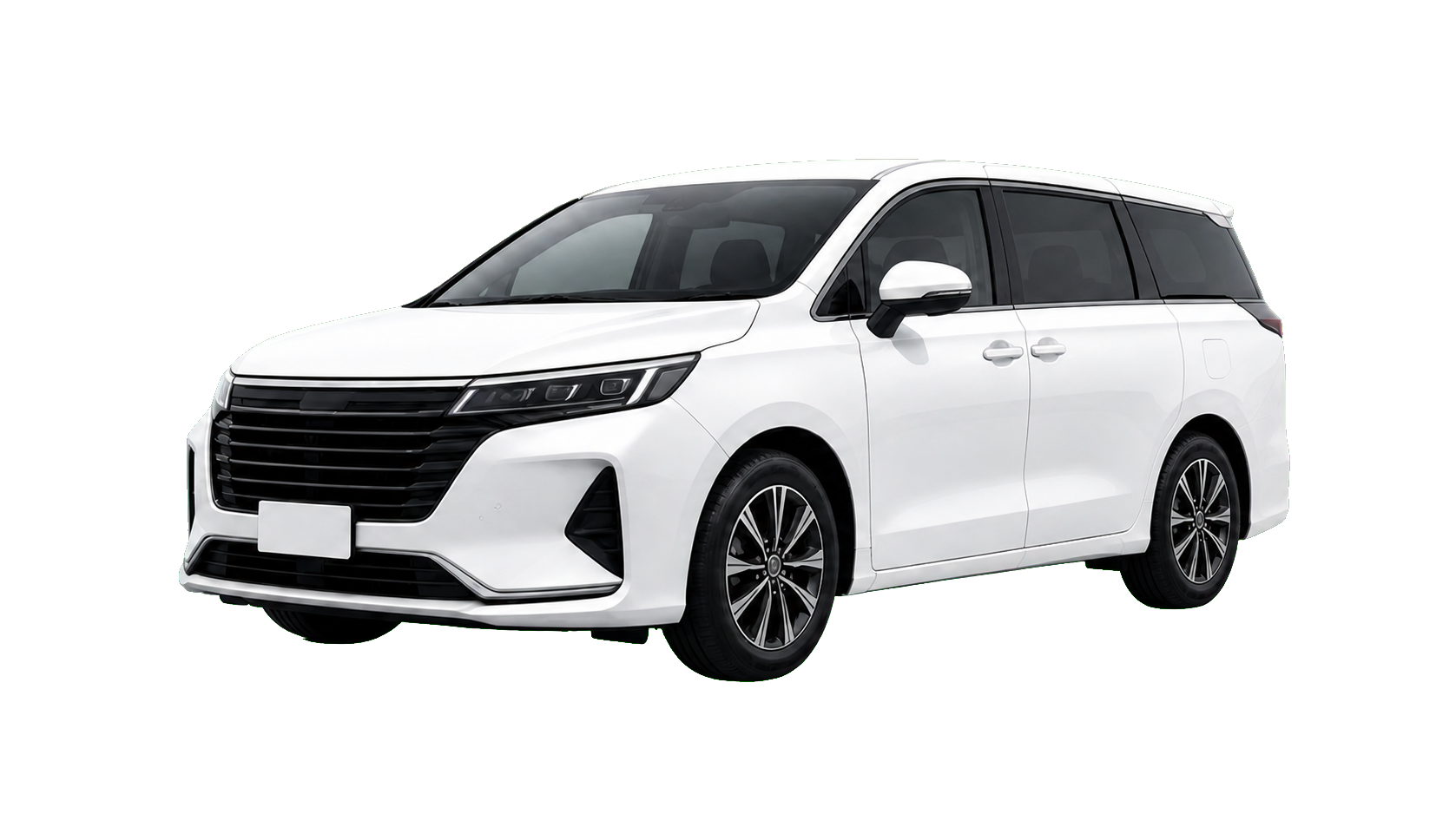 รถ SUV สีขาวสำหรับบริการรับส่งสนามบินและข้ามจังหวัด